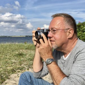Jürgen Bödecker mit Kamera